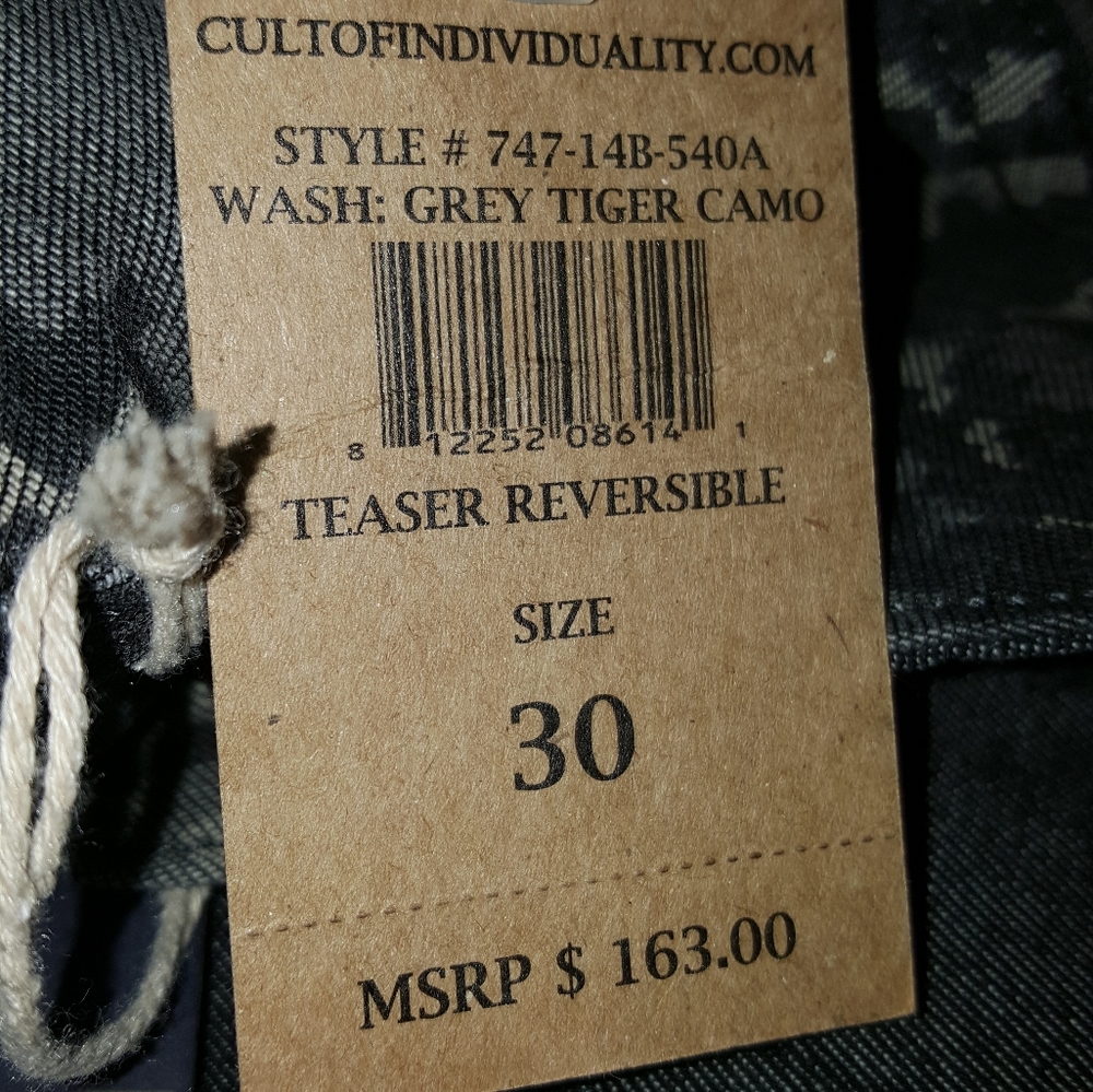 Reversible jeans